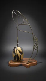 Abstrait 4 1, Houx brulé, fer et séquoia