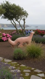 Banc renard, séquoia, 200x50cm