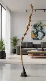 Elancé 3, cytise, résine et peinture