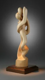 Enlassé 1 1, pommier ciré, 75x25cm