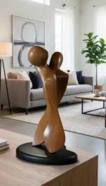 Ensemble 3 5, merisier huillé