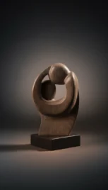 Espace fusionnel 1 1, shiste mauve, poli et dépoli, bois peint