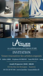 Exposition à L'ATELIER en collaboration avec la galerie ICARE
