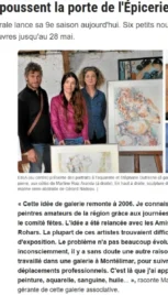 Exposition à l'épicerie d'art de bouée Presse