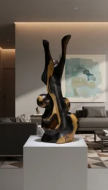 Famille 2 3, accacia brulé et huillé