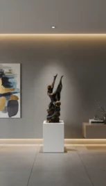 Famille 2 4, accacia brulé et huillé