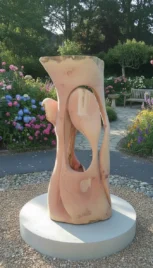 Féminin 1, Platane, 210x80cm