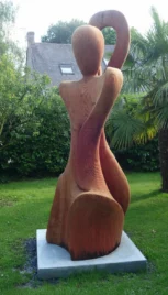 Figure de style, séquoia, 310x110cm