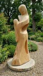 Mère à l'enfant 2 1, cèdre du liban, 280x100cm