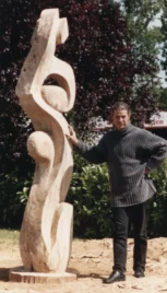 Mouvement d'équilibre 1, chêne, 270x60cm