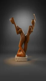 Opposition 1, Cerisier huilé, Granit, 85x60cm