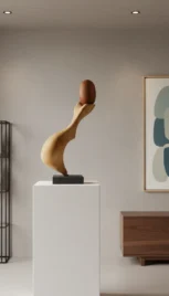 Posé 5, cèdre, séquoia brulé et ardoise