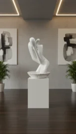 Songe 3, bois résiné, plâtre