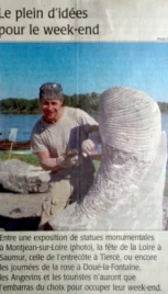 Symposium de Sculpture de montjean sur Loire (49)Presse