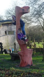 Arbre à chat, séquoia 3 320x90cm